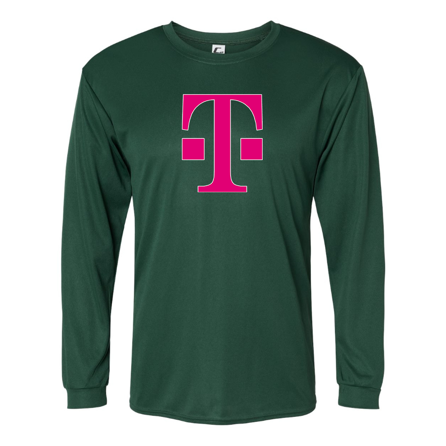 Men's T-Mobile Polyester Long Sleeve T-Shirt