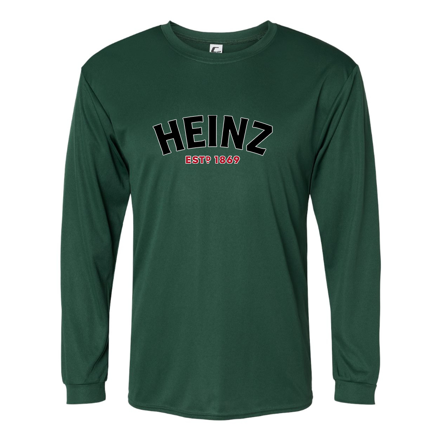 Men's HEINZ Polyester Long Sleeve T-Shirt
