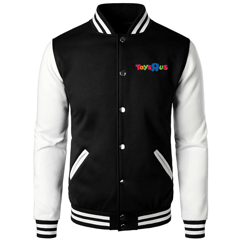 Men's Toys R Us Varsity Baseball Jacket Cotton Blend Letterman Jackets