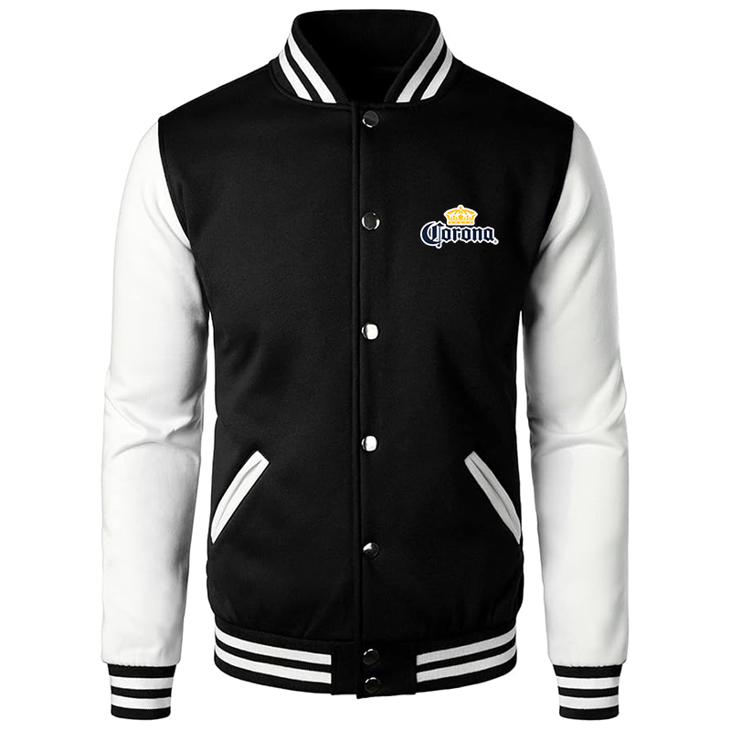 Men's Corona Varsity Baseball Jacket Cotton Blend Letterman Jackets