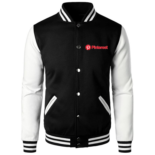 Men's Pinterest  Varsity Baseball Jacket Cotton Blend Letterman Jackets