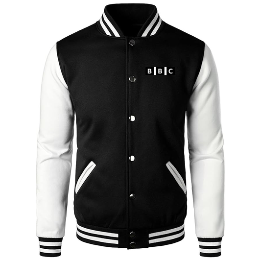 Men's BBC Varsity Baseball Jacket Cotton Blend Letterman Jackets