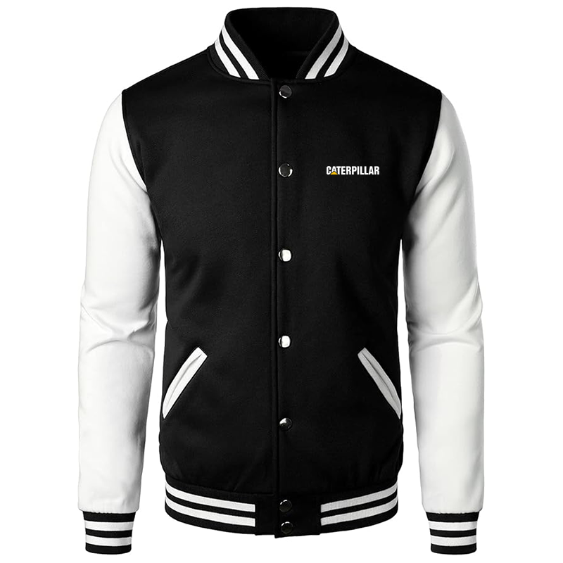 Men's Caterpillar Varsity Baseball Jacket Cotton Blend Letterman Jackets