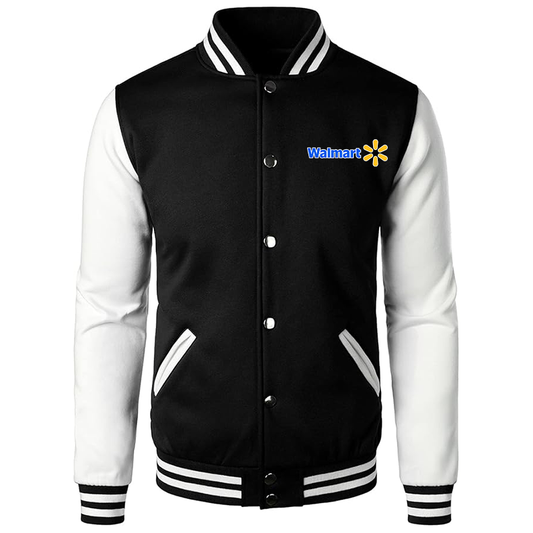 Men's Walmart Varsity Baseball Jacket Cotton Blend Letterman Jackets