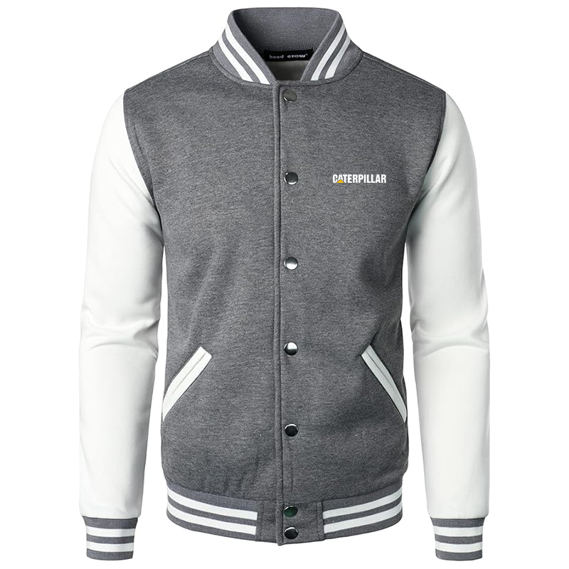 Men's Caterpillar Varsity Baseball Jacket Cotton Blend Letterman Jackets