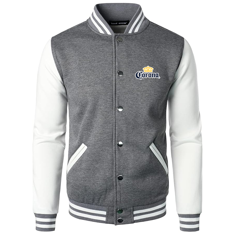Men's Corona Varsity Baseball Jacket Cotton Blend Letterman Jackets
