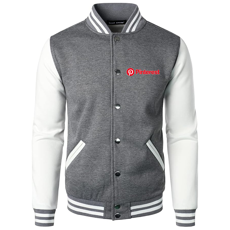 Men's Pinterest  Varsity Baseball Jacket Cotton Blend Letterman Jackets
