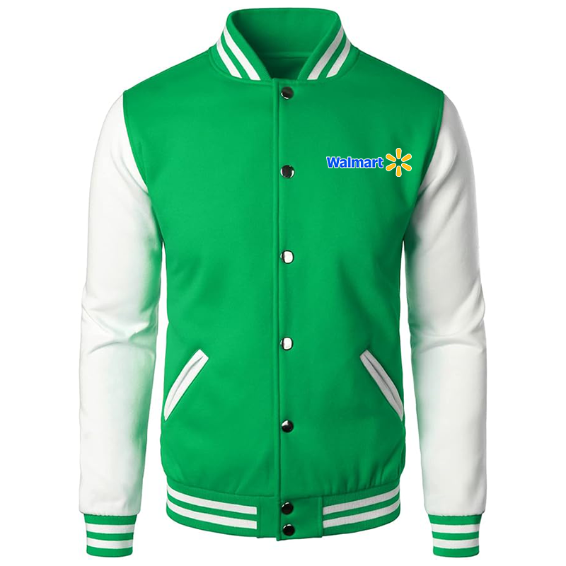 Men's Walmart Varsity Baseball Jacket Cotton Blend Letterman Jackets