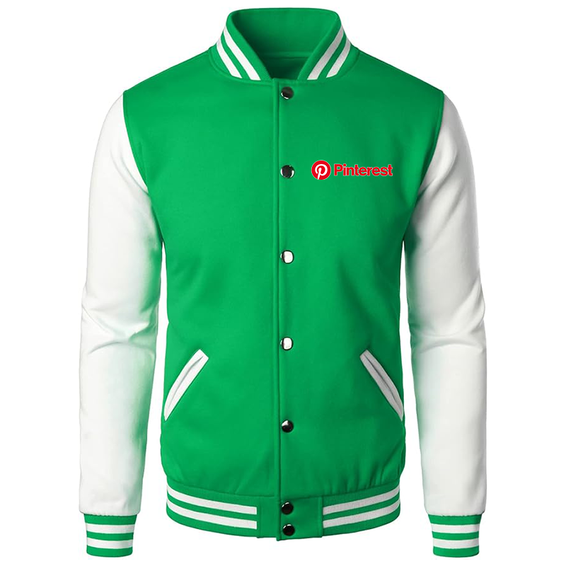 Men's Pinterest  Varsity Baseball Jacket Cotton Blend Letterman Jackets