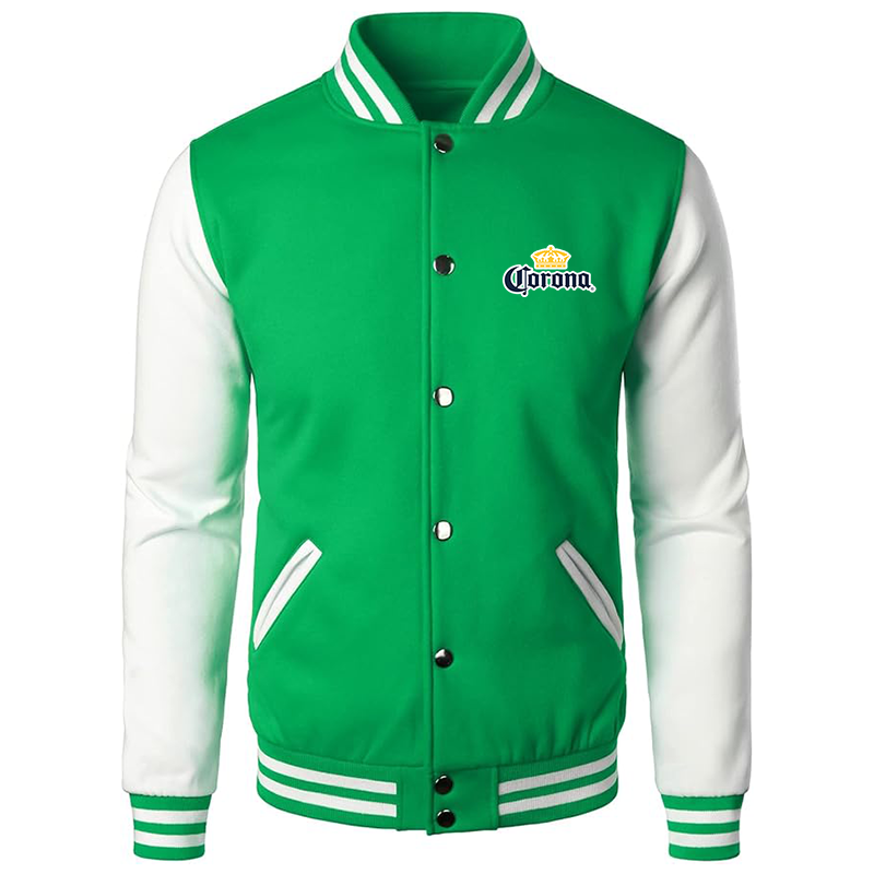 Men's Corona Varsity Baseball Jacket Cotton Blend Letterman Jackets