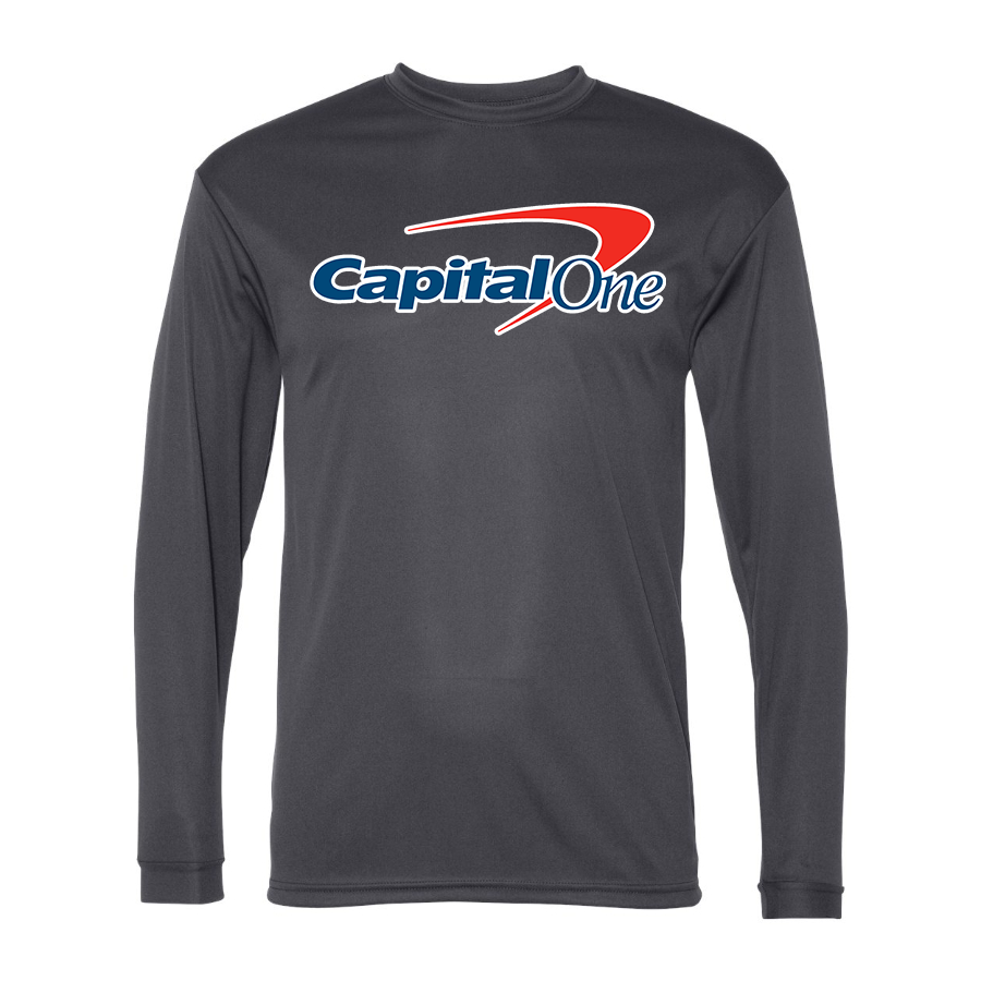 Men's Capital One  Polyester Long Sleeve T-Shirt