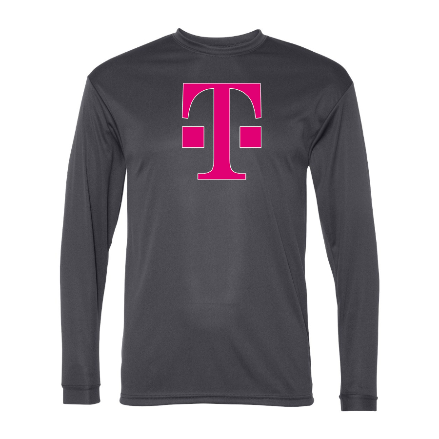 Men's T-Mobile Polyester Long Sleeve T-Shirt
