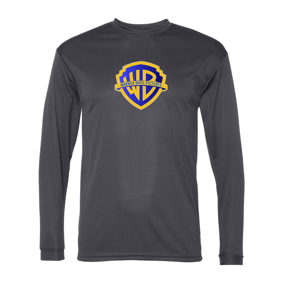 Men's  Warner Bros  Polyester Long Sleeve T-Shirt
