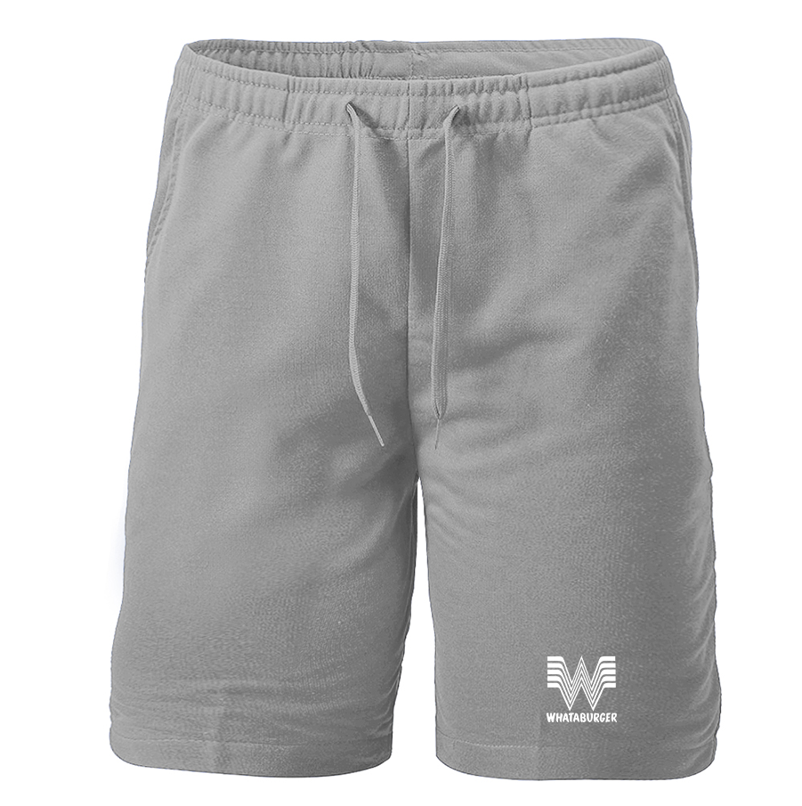 Men's What A Burger  Athletic Fleece Shorts