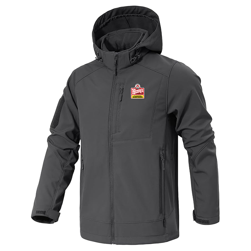 Men's Wendy's Jacket Waterproof Hooded Coats Tactical Soft Shell Jackets