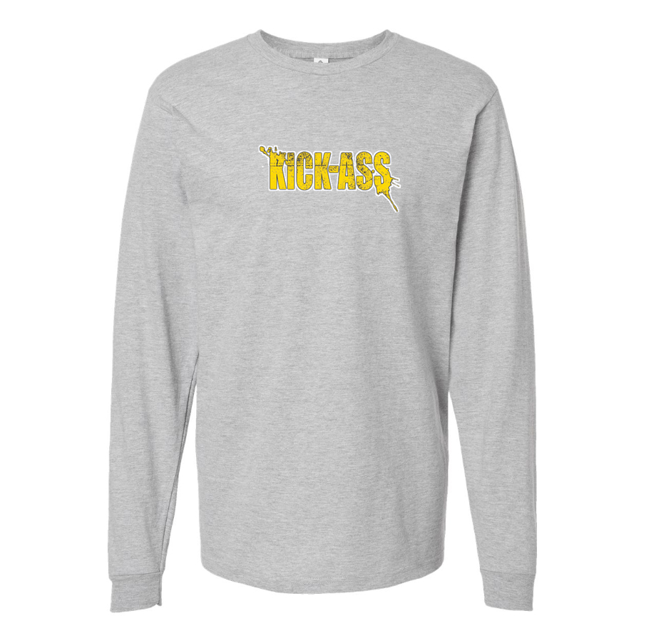 Men's Kick-Ass Cotton Long Sleeve T-Shirt