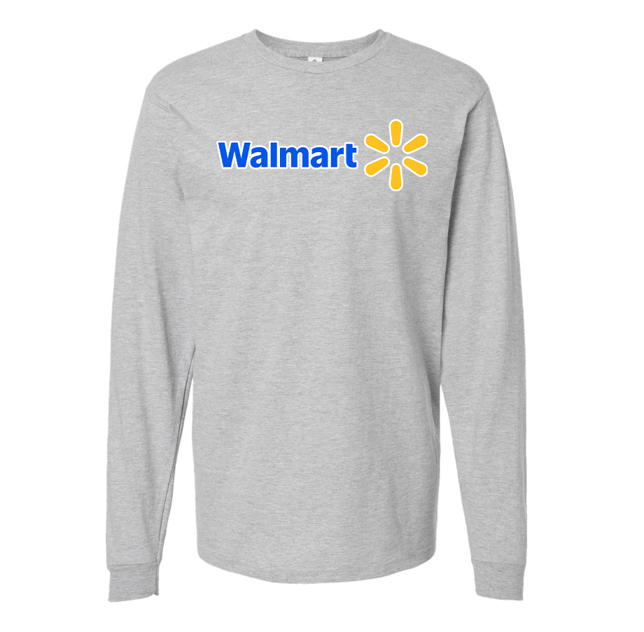 Men's Walmart Cotton Long Sleeve T-Shirt
