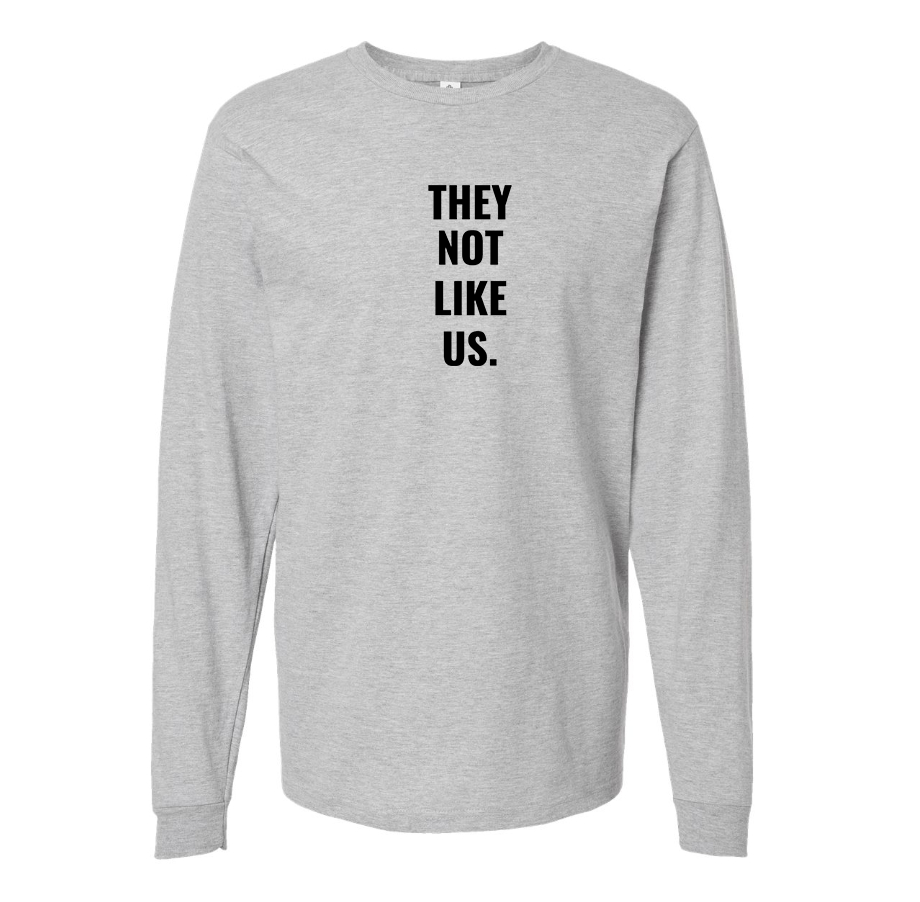 Men's They not like us Cotton Long Sleeve T-Shirt