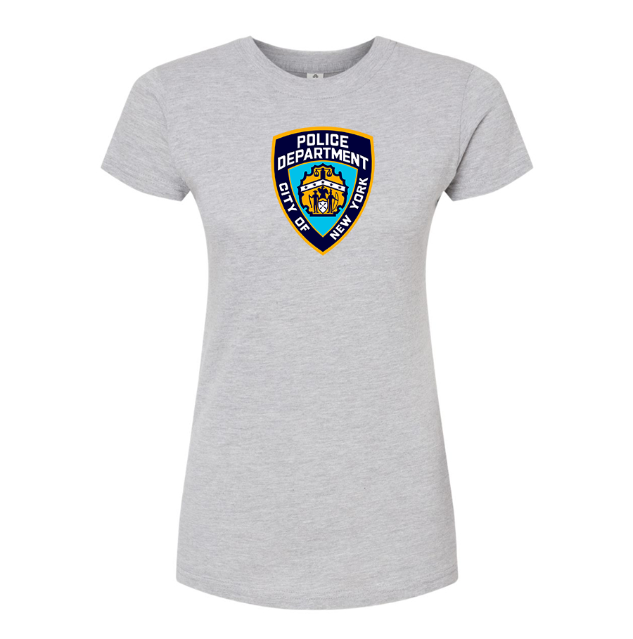 Women's NYPD Round Neck T-Shirt