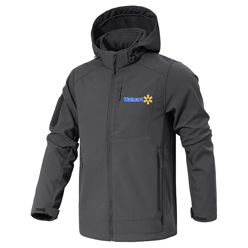 Men's Walmart Jacket Waterproof Hooded Coats Tactical Soft Shell Jackets