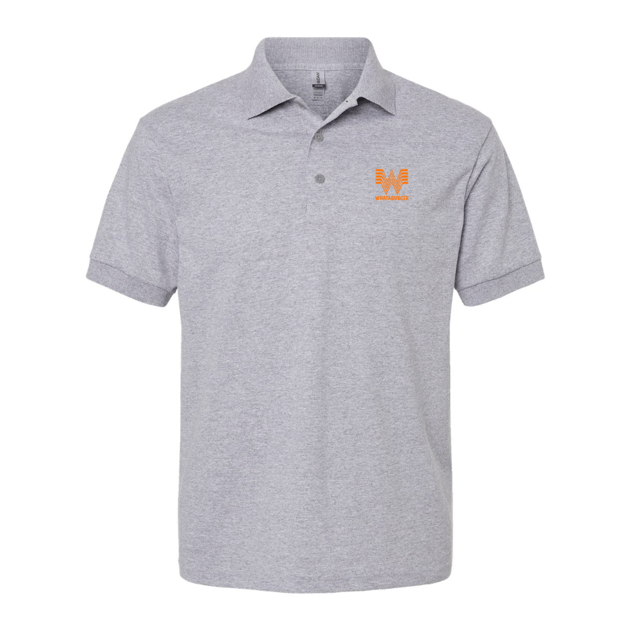 Men's What A Burger Dry-Blend Polo