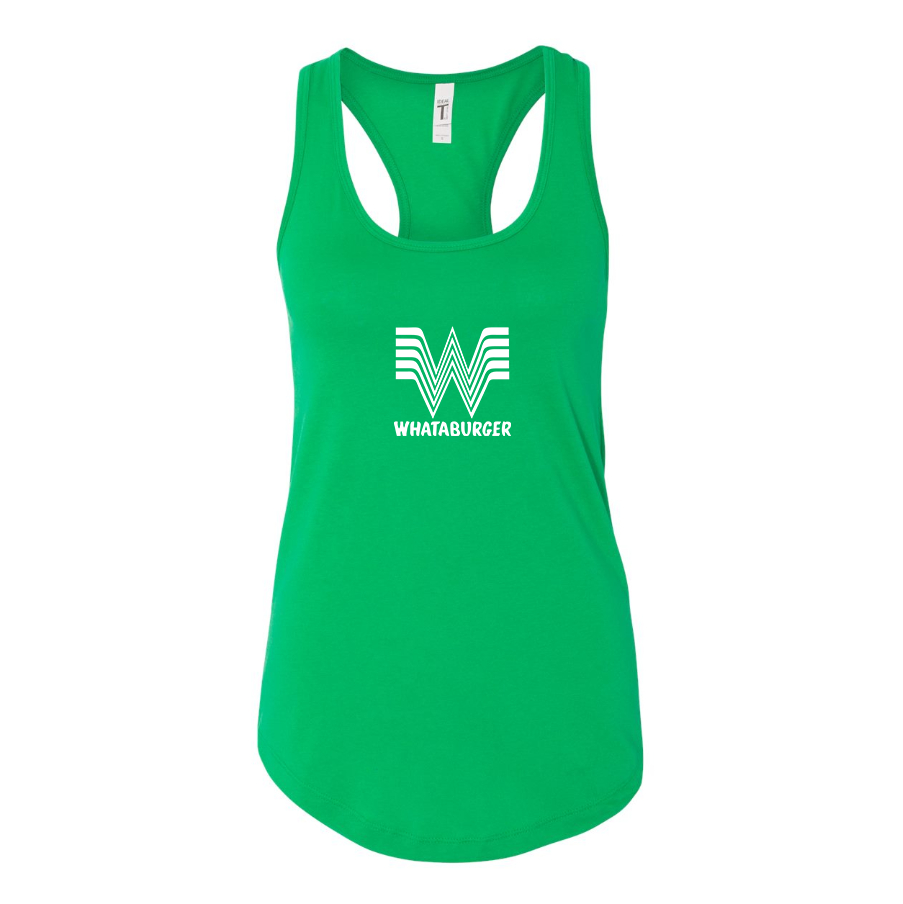 Women's What A Burger Racerback Tank Top