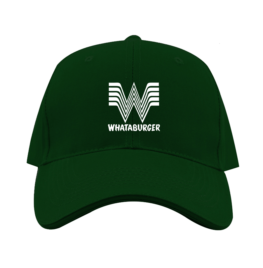 What A Burger Dad Baseball Cap Hat