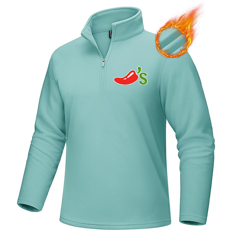 Men's Chilis MAGCOMSEN Quarter-Zip Pullover Polar Fleece Sweatshirt Stand Collar Long Sleeve Shirt for Men Thermal Winter Fall