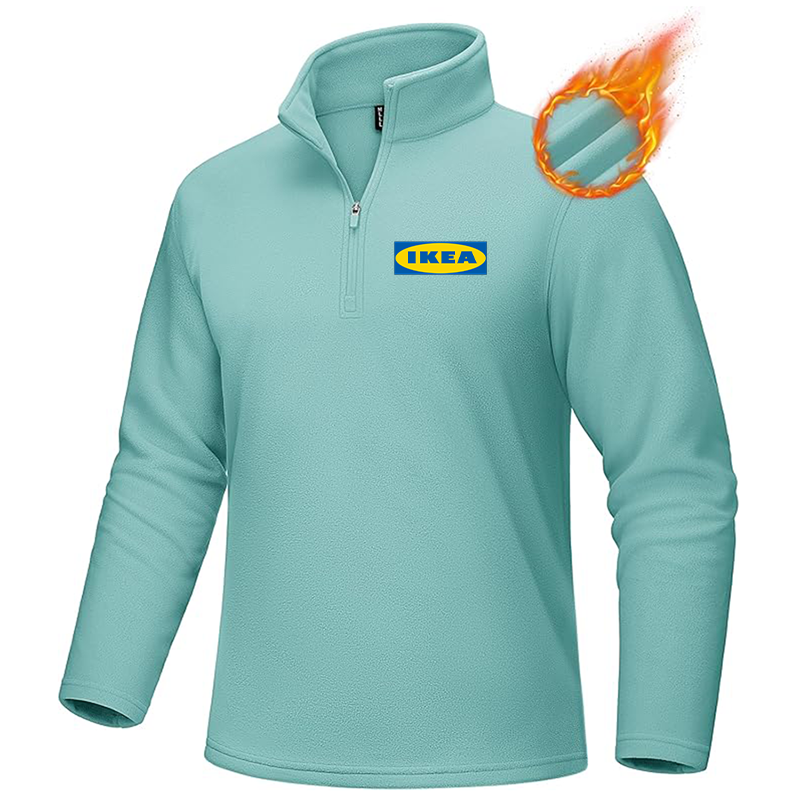 Men's IKEA MAGCOMSEN Quarter-Zip Pullover Polar Fleece Sweatshirt Stand Collar Long Sleeve Shirt for Men Thermal Winter Fall