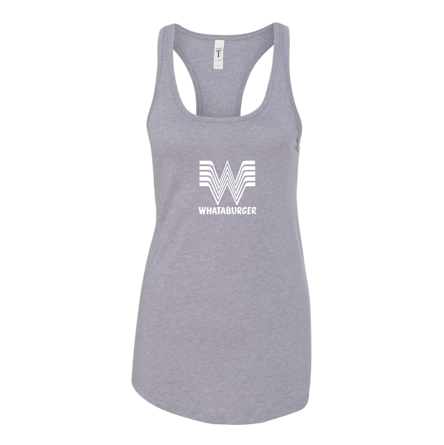 Women's What A Burger Racerback Tank Top