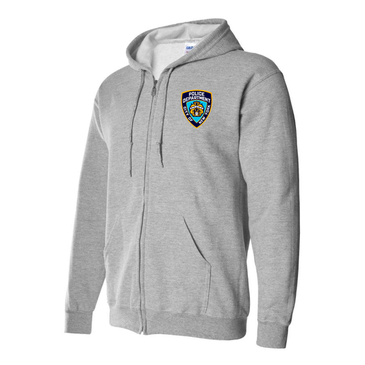 Men's NYPD Zipper Hoodie