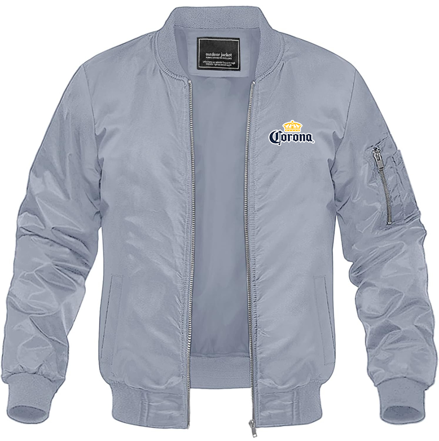 Men's Corona Lightweight Bomber Jacket Windbreaker Casual Fall Spring Outdoor Coat