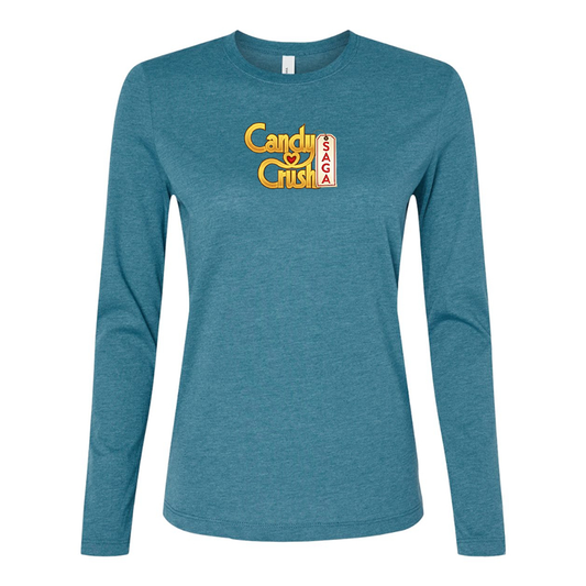 Women’s Candy Crush BELLA CANVAS Jersey Long Sleeve Tee
