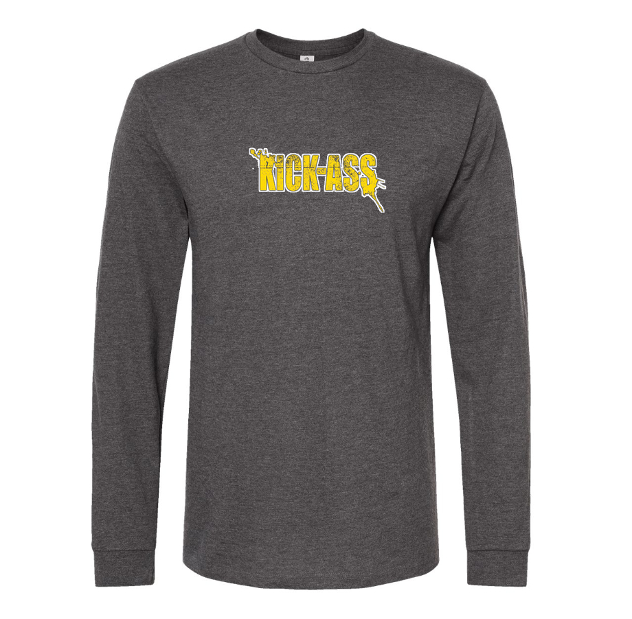 Men's Kick-Ass Cotton Long Sleeve T-Shirt