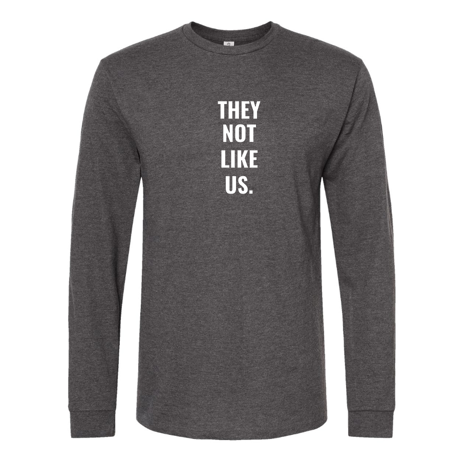 Men's They not like us Cotton Long Sleeve T-Shirt