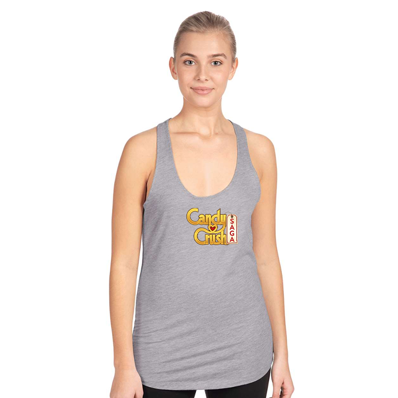 Women's Candy Crush Next Level Ideal Racerback Tank