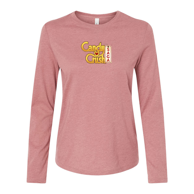 Women’s Candy Crush BELLA CANVAS Jersey Long Sleeve Tee