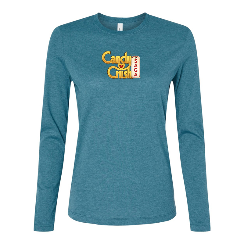 Women’s Candy Crush BELLA CANVAS Jersey Long Sleeve Tee