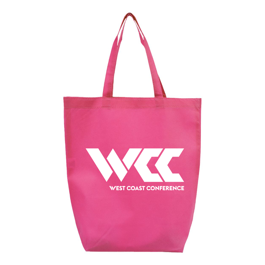 West Coast Conference Q-Tees  Non-Woven Gusset Bottom Tote