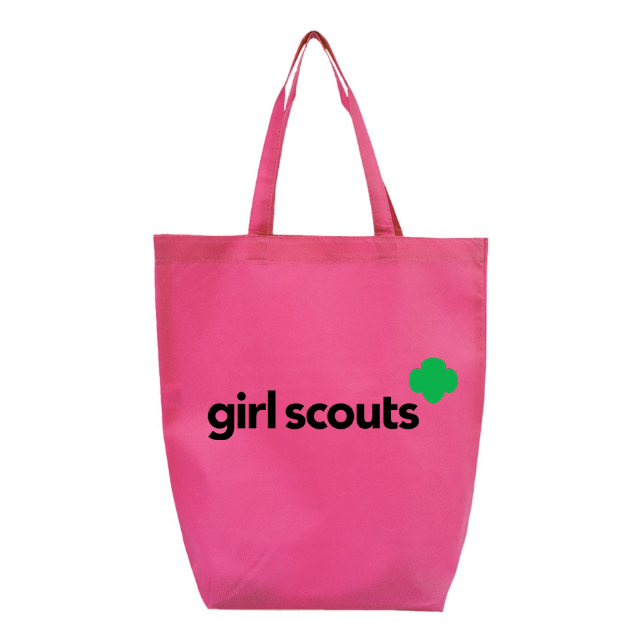 Girl Scouts Q-Tees  Non-Woven Gusset Bottom Tote
