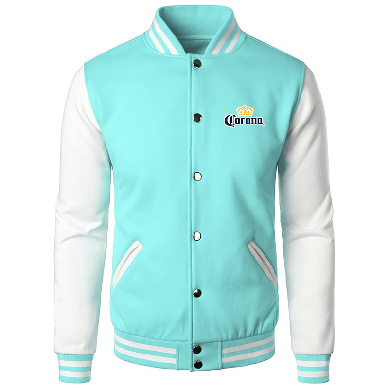 Men's Corona Varsity Baseball Jacket Cotton Blend Letterman Jackets