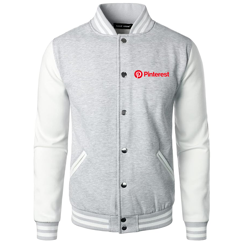 Men's Pinterest  Varsity Baseball Jacket Cotton Blend Letterman Jackets
