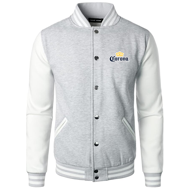 Men's Corona Varsity Baseball Jacket Cotton Blend Letterman Jackets