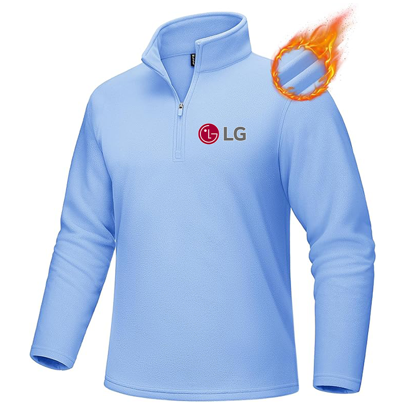 Men's LG MAGCOMSEN Quarter-Zip Pullover Polar Fleece Sweatshirt Stand Collar Long Sleeve Shirt for Men Thermal Winter Fall