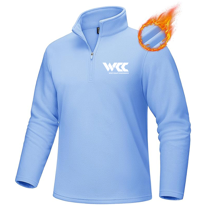 Men's West Coast Conference MAGCOMSEN Quarter-Zip Pullover Polar Fleece Sweatshirt Stand Collar Long Sleeve Shirt for Men Thermal Winter Fall