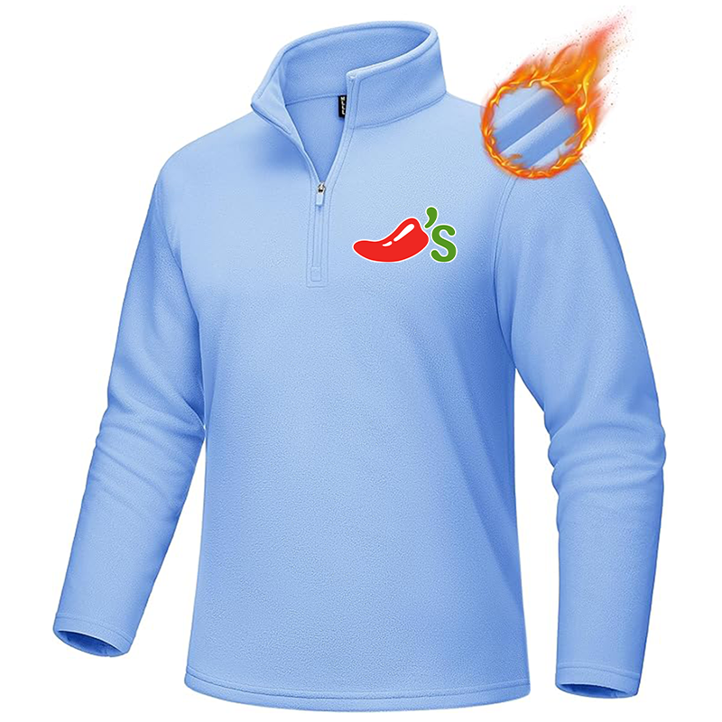 Men's Chilis MAGCOMSEN Quarter-Zip Pullover Polar Fleece Sweatshirt Stand Collar Long Sleeve Shirt for Men Thermal Winter Fall