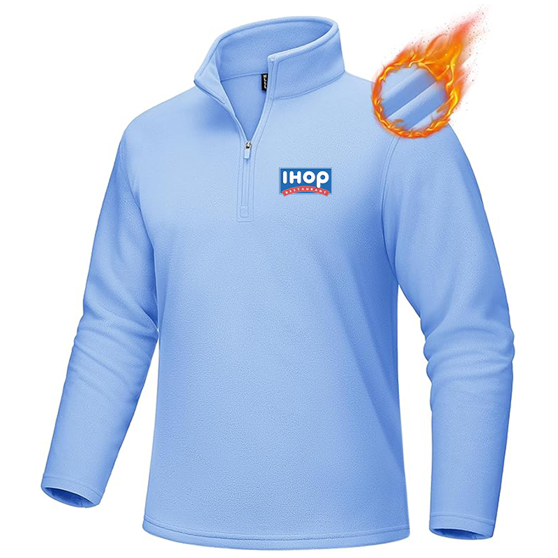 Men's ihop MAGCOMSEN Quarter-Zip Pullover Polar Fleece Sweatshirt Stand Collar Long Sleeve Shirt for Men Thermal Winter Fall