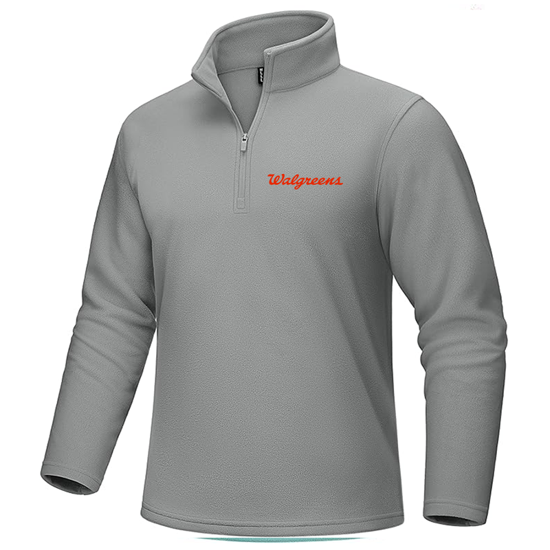 Men's Walgreens MAGCOMSEN Quarter-Zip Pullover Polar Fleece Sweatshirt Stand Collar Long Sleeve Shirt for Men Thermal Winter Fall