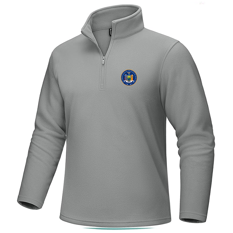 Men's New York  MAGCOMSEN Quarter-Zip Pullover Polar Fleece Sweatshirt Stand Collar Long Sleeve Shirt for Men Thermal Winter Fall