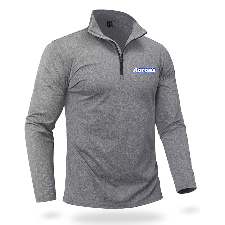 Men's Aarons Quarter Zip Pullover Premium Fleece Lined Heather Long Sleeve Golf Shirts Midweight 1/4 Half Zip Sweatshirts